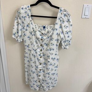 Old Navy Blue and White Floral dress